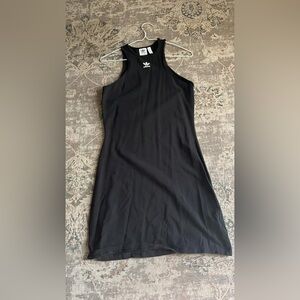 Adidas Women's Sleek Black Backless Dress